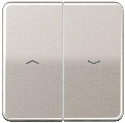 Лицевая панель Jung CD500 для 2-кл. выключателя жалюзи платина картинка